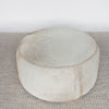 light cream and caramel colored hide ottoman coffee table by corcovado design